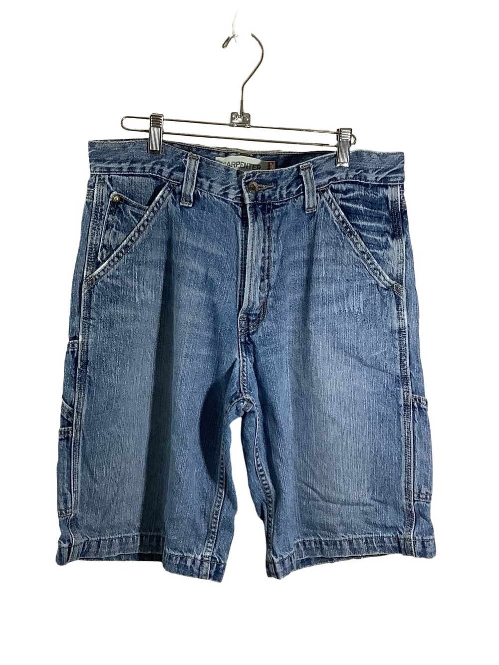Levi’s Carpenter-Style Men's Denim Shorts - Blue Cargo Y2K